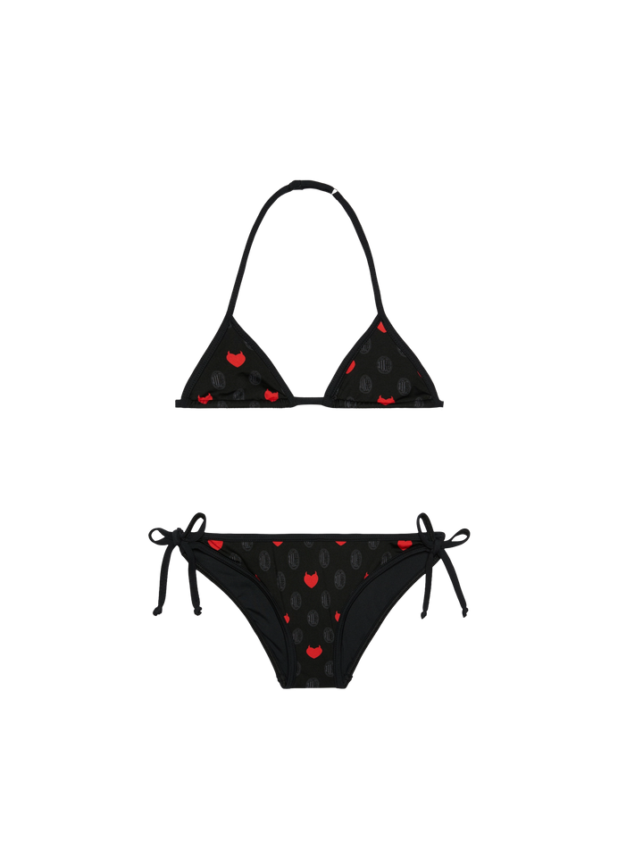 Bikini a triangolo Holly String con stampa Milan | AC MILAN SPECIAL EDITION
