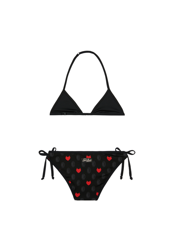 Triangle bikini Holly String with Milan print | AC MILAN SPECIAL EDITION - MC2 Saint Barth