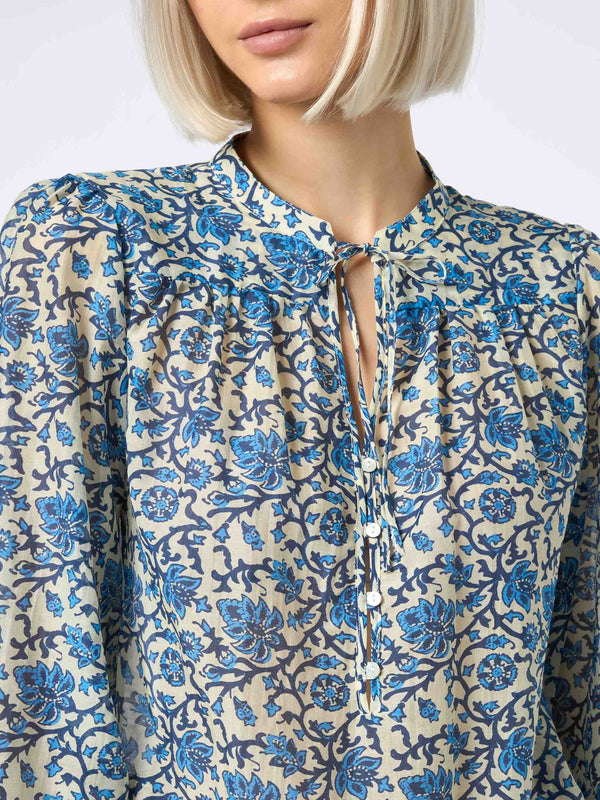 Woman silk voile blouse Harper