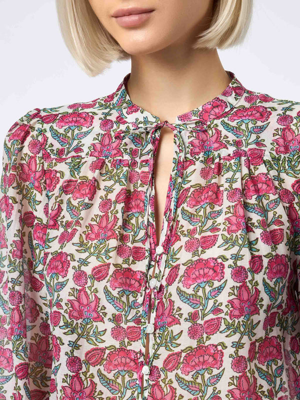 Woman silk voile blouse Harper