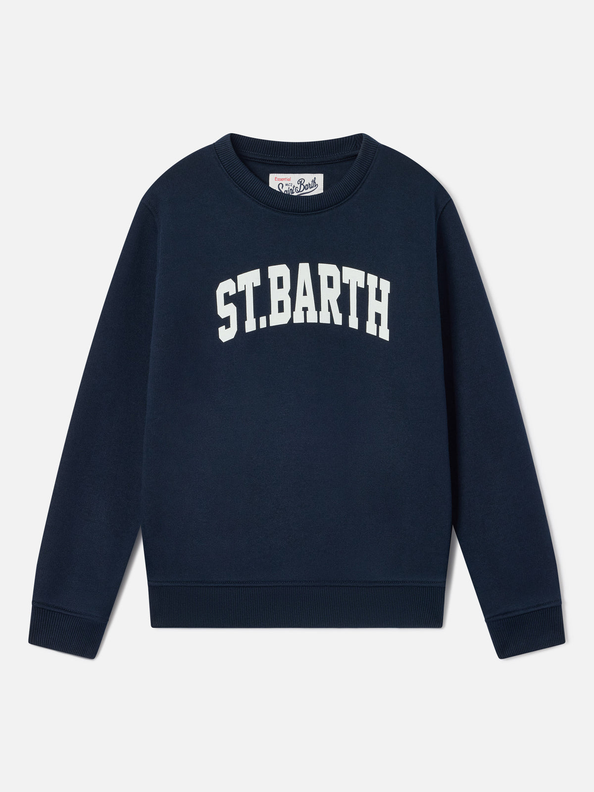 Navy blue Hutton Sweatshirt aus Baumwollmischung mit St. Barth-Print 