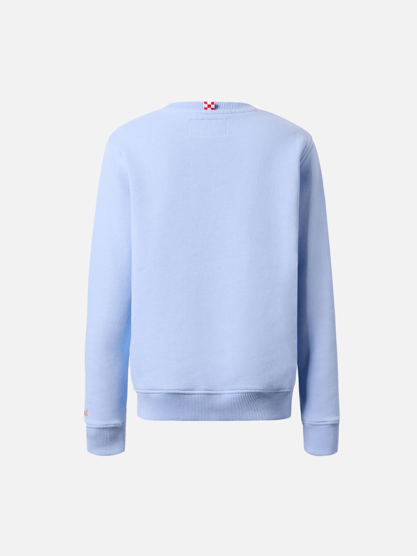 Hutton crewneck sweatshirt with Trudi lion terry patch | TRUDI SPECIAL EDITION