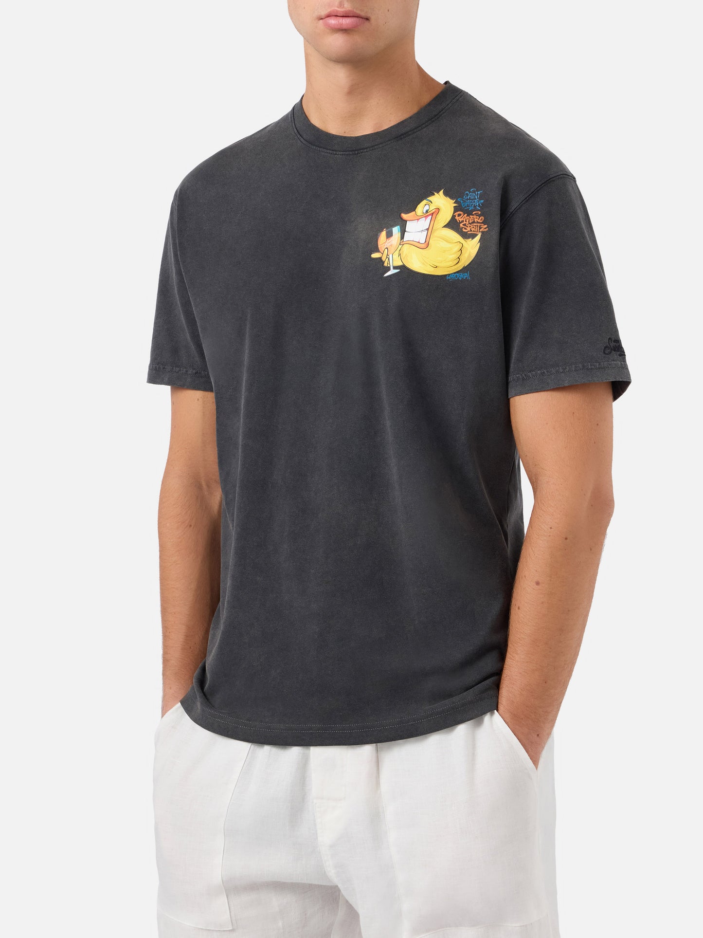 Jack cotton t-shirt with Cryptopuppets ducky print | Special Edition