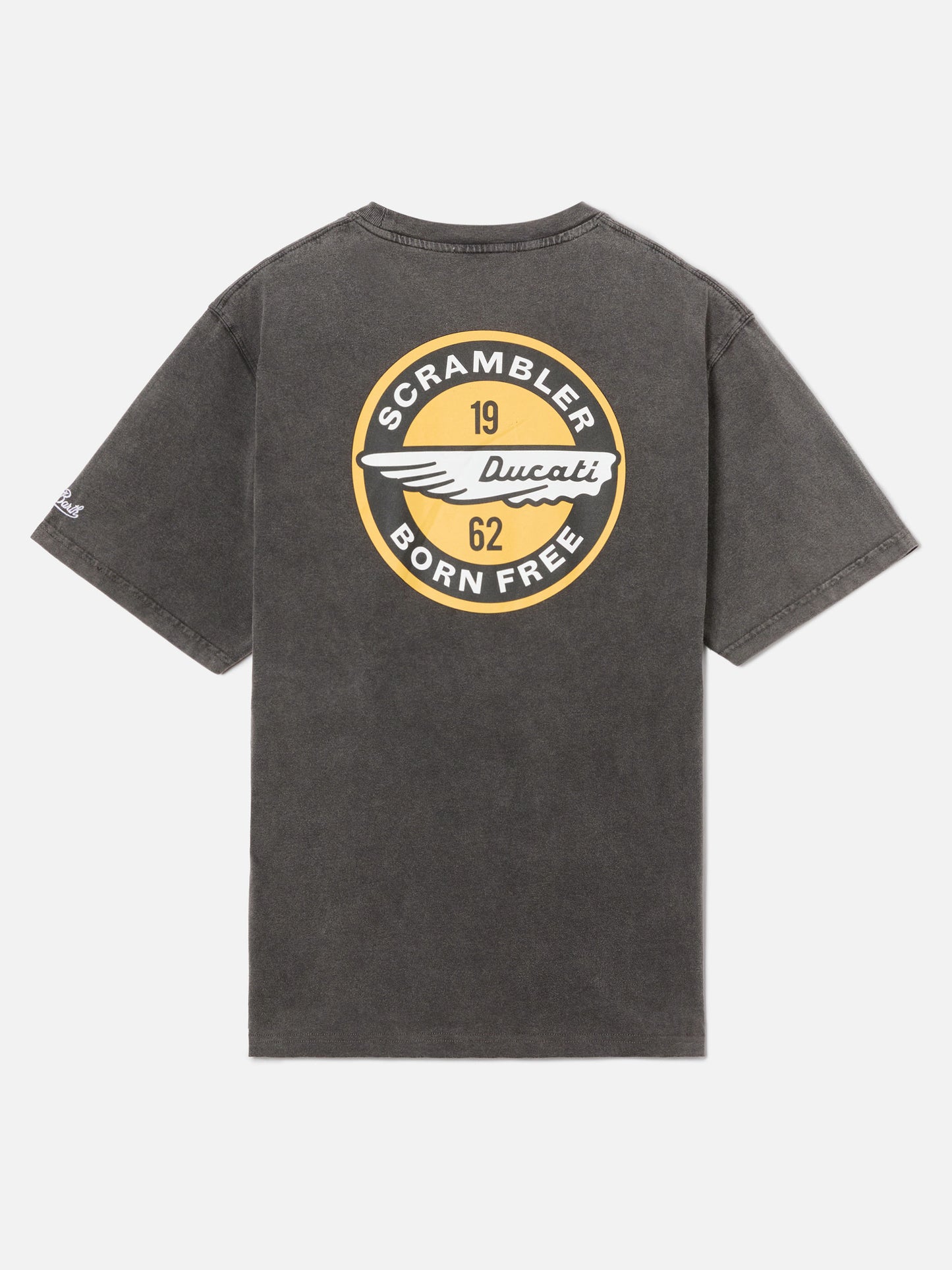Black Jack t-shirt with Ducati Scrambler print | Special Edition