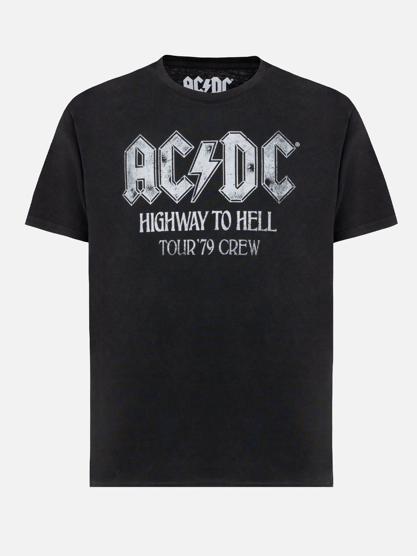 Vintage Baumwoll-T-Shirt Jack mit ACDC-Aufdruck