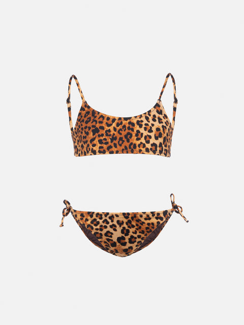 Jaiden animalier print bralette bikini - MC2 Saint Barth