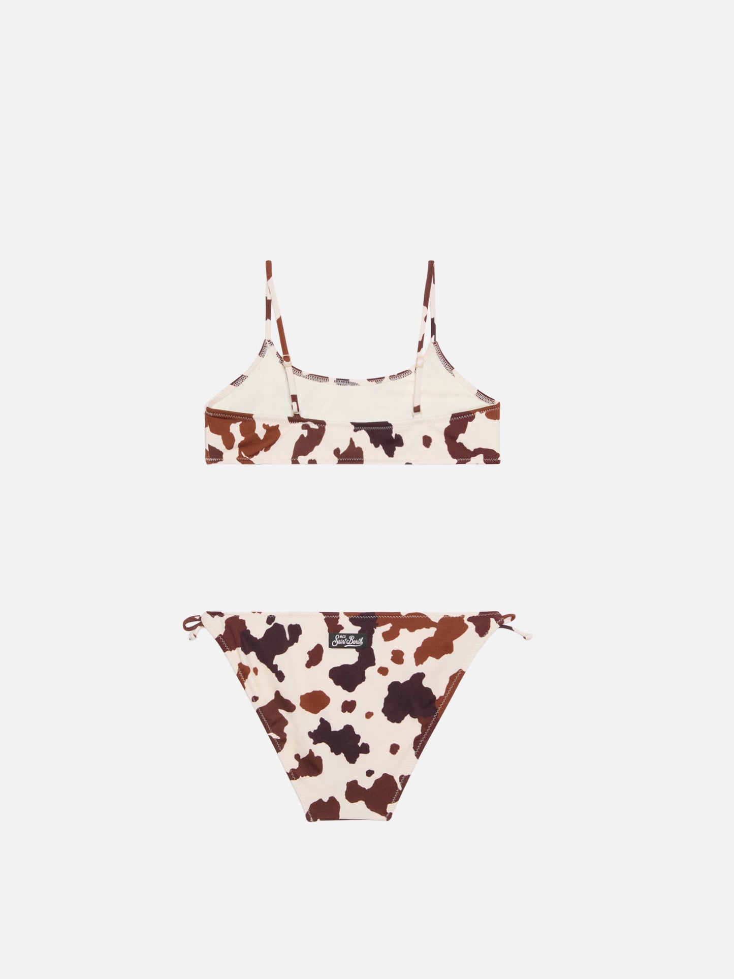 Jaiden – Bralette-Bikini mit Kuhfell-Print
