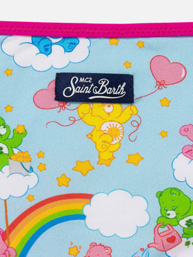 Girl bralette bikini with bears and rainbows | CARE BEARS SPECIAL EDITION - MC2 Saint Barth