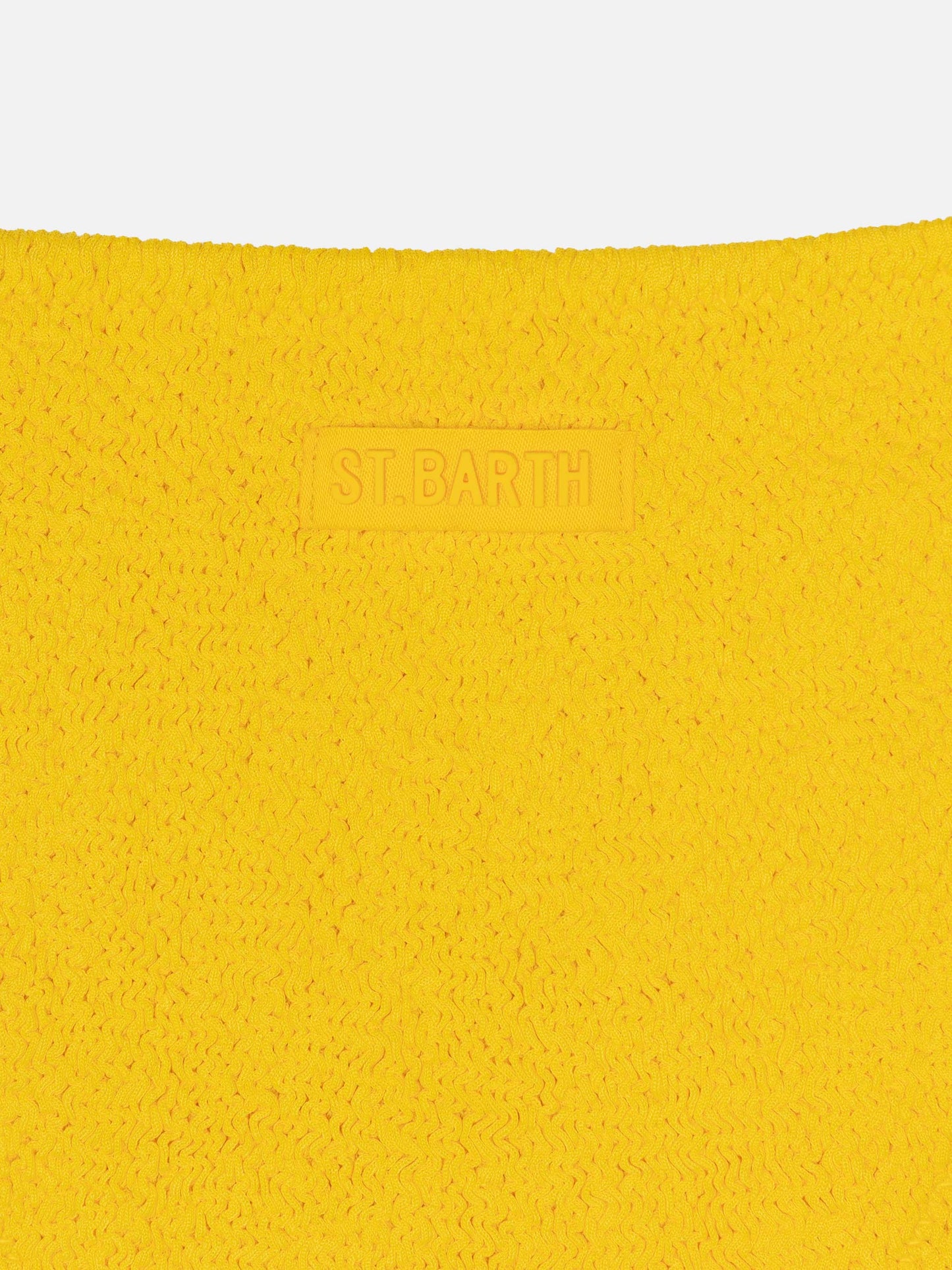 Jaiden yellow crinkle bralette bikini