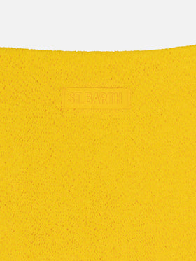Jaiden yellow crinkle bralette bikini