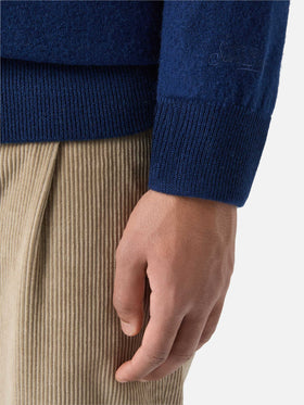 Maglione da uomo girocollo in maglia con ricamo Day Off