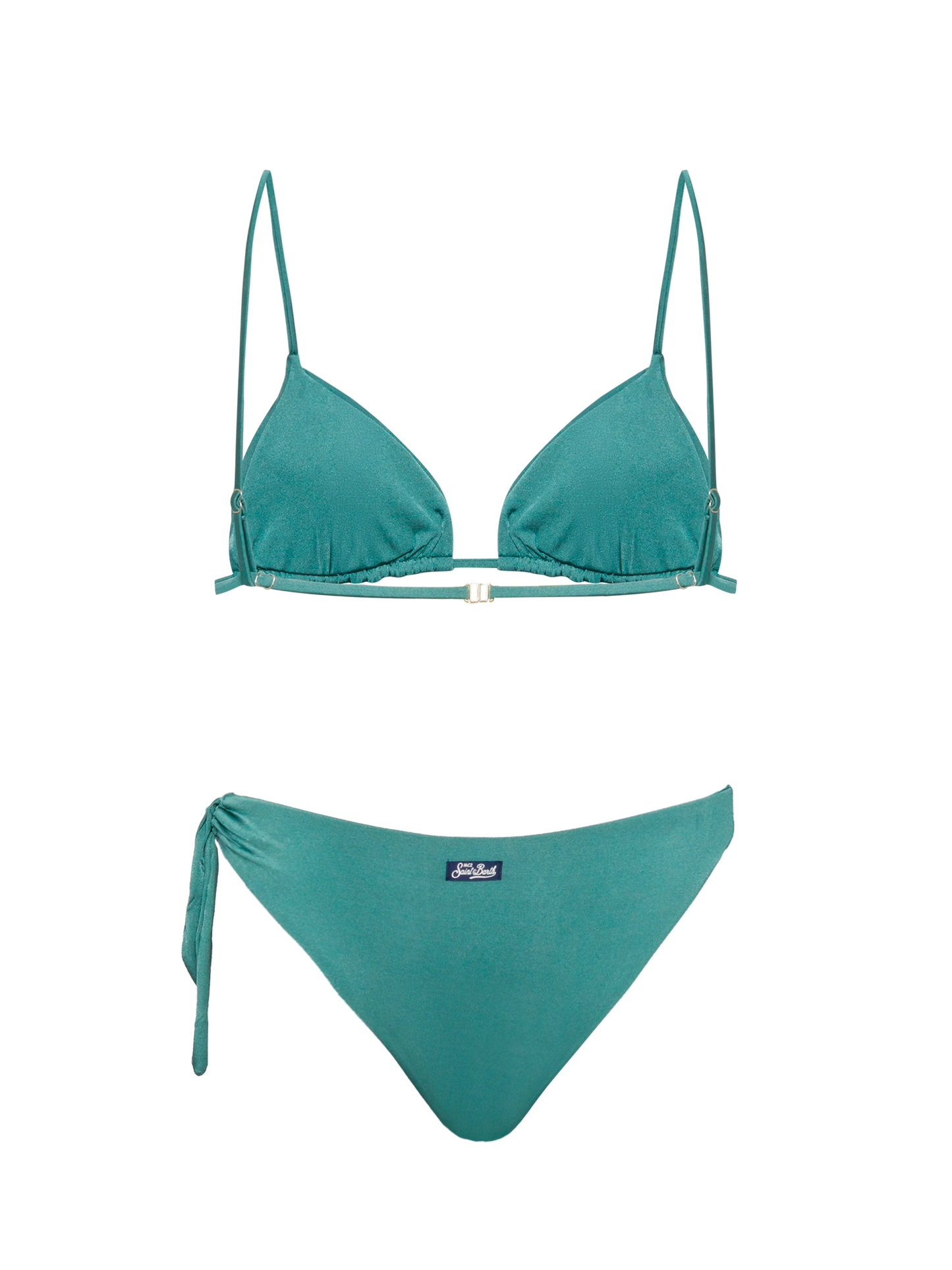 Sage green triangle bikini Janet Loren