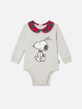Body Jacques en coton biologique crème avec imprimé Snoopy | Special edition 