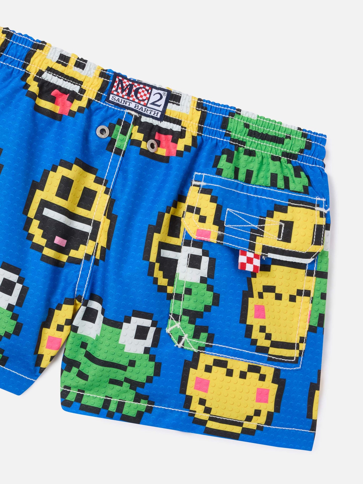 Bañador corto para niño con estampado 