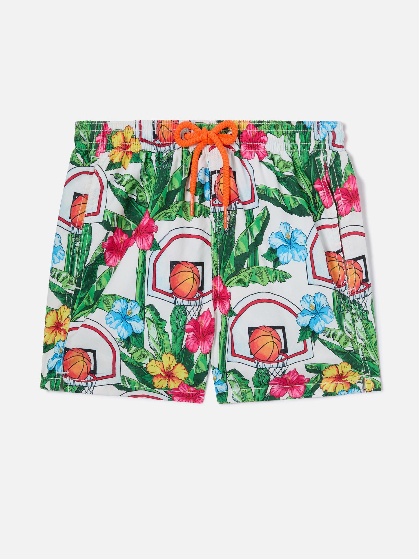 Costume da bagno da bambino con stampa basket