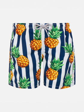 Jungen-Badeshorts mit Ananas-Print