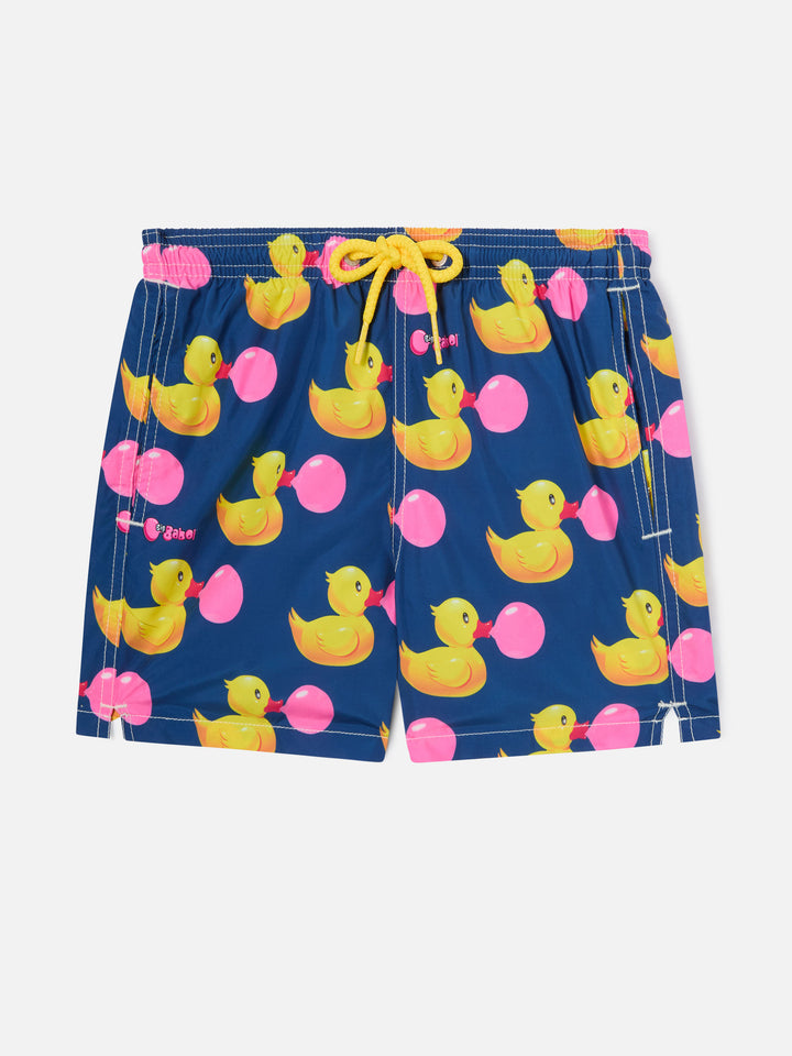Boy swim shorts with ducky print |  BIG BABOL® SPECIAL EDITION