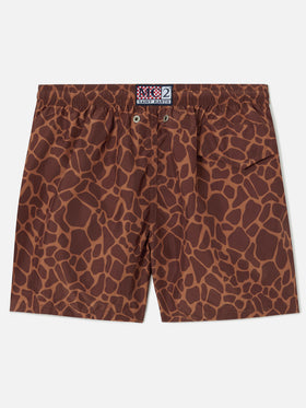 Bañador Jean Lighting con estampado animal Giraffe 