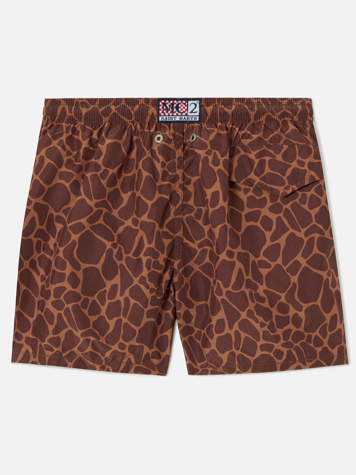 Bañador Jean Lighting con estampado animal Giraffe 