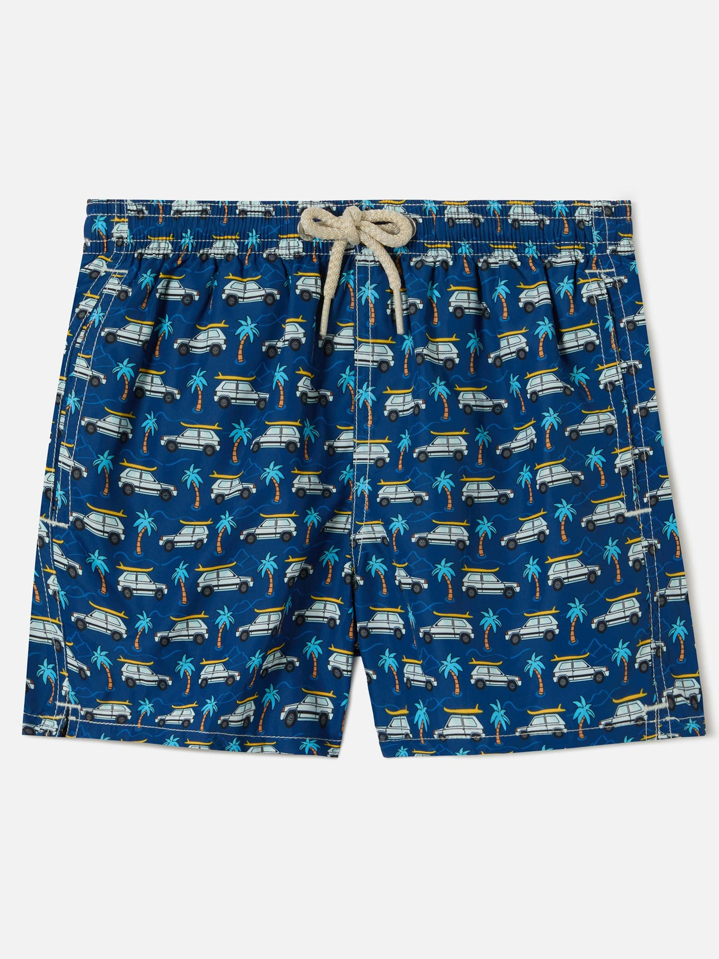 Badeshorts Jean Lighting mit Fiat Panda Allover-Print | Special Edition 