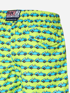 Jean Lighting – Badeshorts aus leichtem Stoff mit Auto-Print