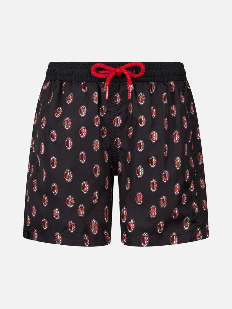 Costume da bagno da bambino in tessuto leggero con stampa Milan | AC MILAN SPECIAL EDITION