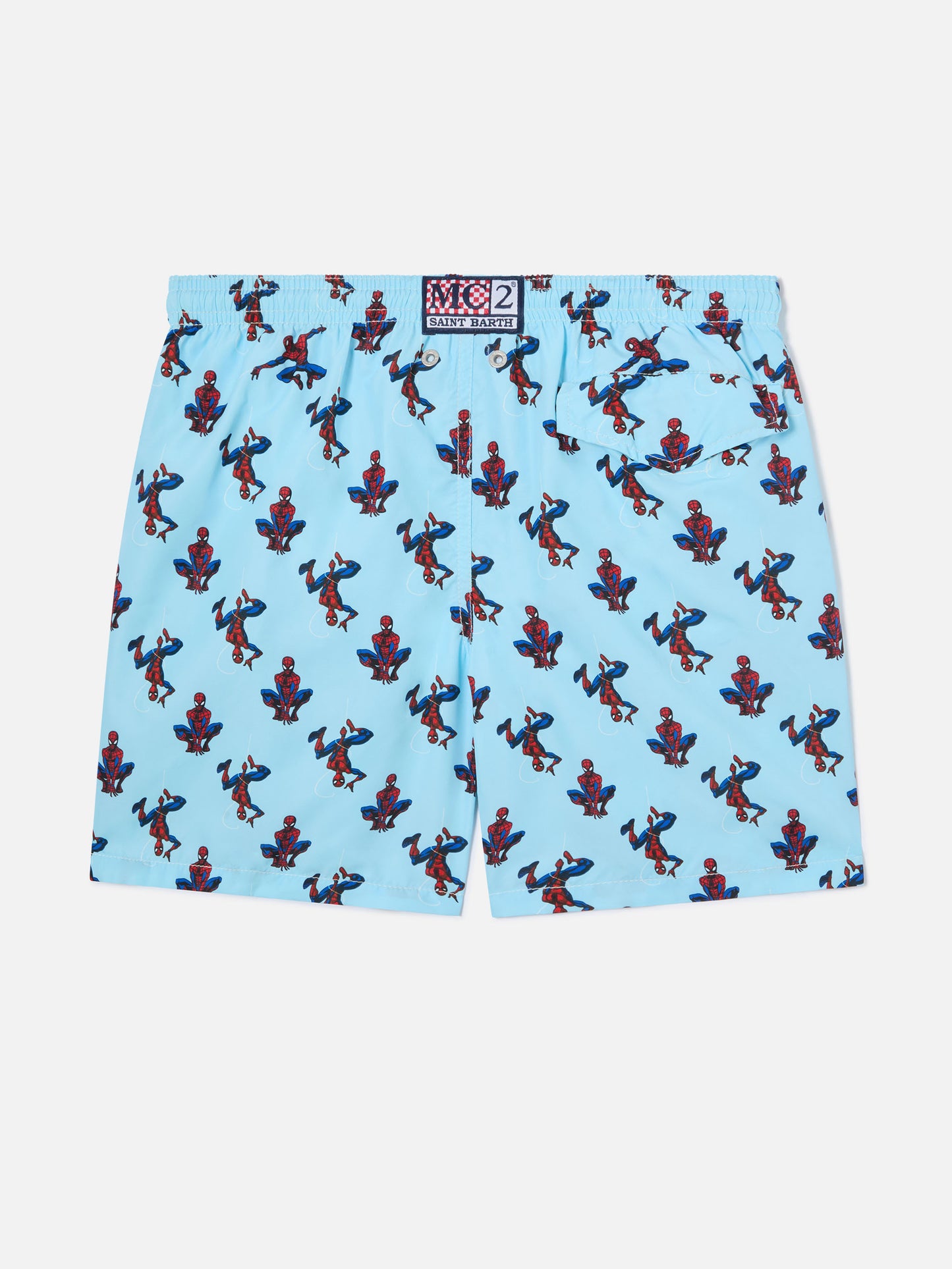 Bañador tipo short para niño Jean Lighting con estampado Spiderman | Edición especial 