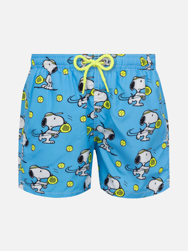 Jean Lighting lightweight fabric swim shorts with Snoopy padel player print|SNOOPY PEANUTS® SPECIAL EDITION