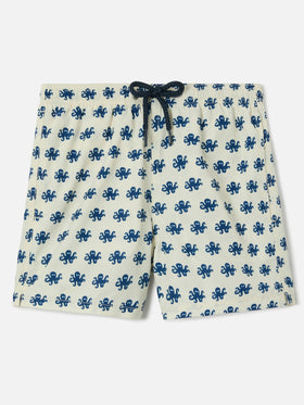 Jean Lighting swim shorts with Octopus all-over print