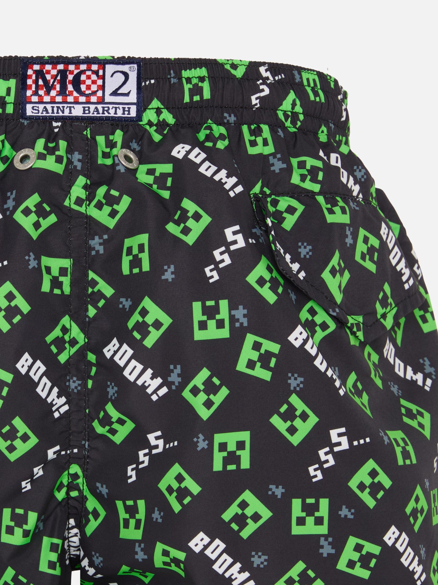Jean Lighting lightweight fabric swim shorts with Minecraft print|MINECRAFT SPECIAL EDITION