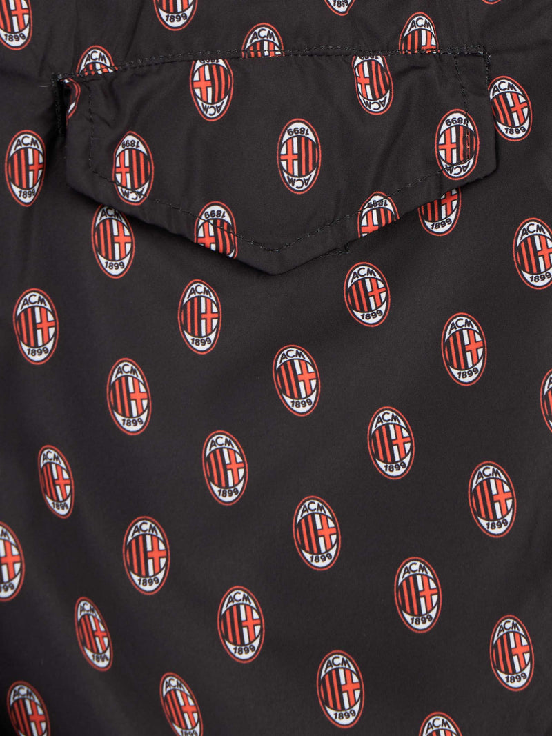 Costume mare Jean Lighting in tessuto leggero con stampa logo Milan | AC MILAN SPECIAL EDITION