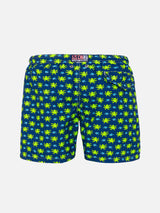 Boy swim shorts with octopus print