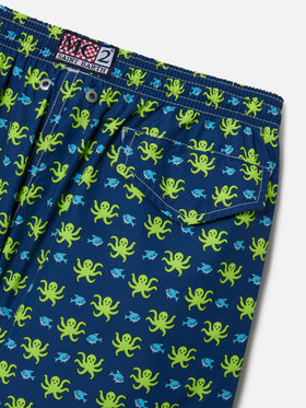 Short de bain garçon à imprimé poulpe 