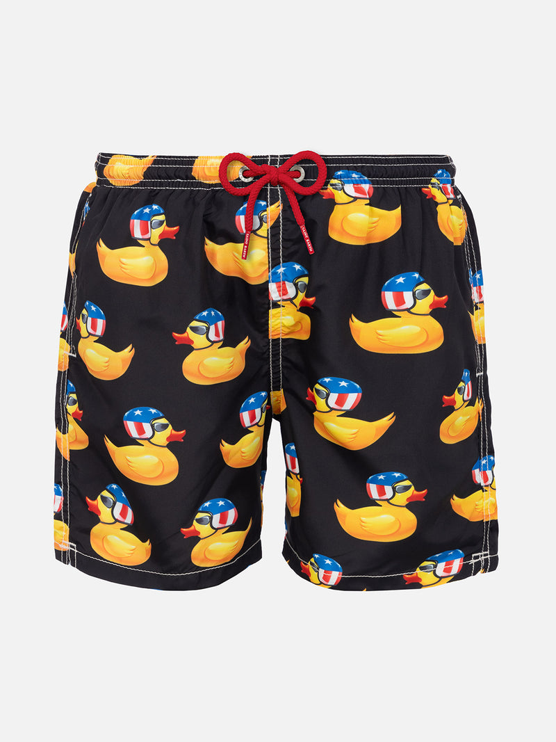 Bikers Ducky Jungen-Badeshorts aus leichtem Stoff