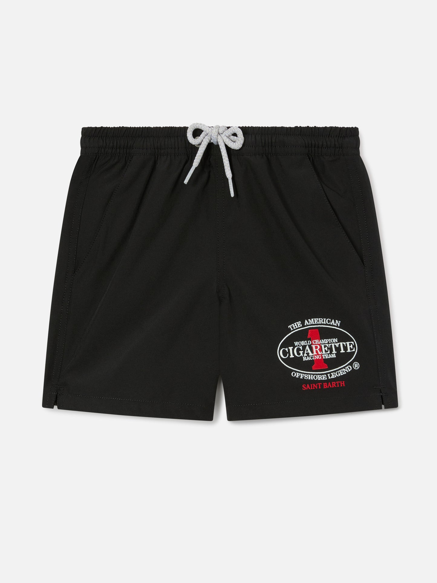 Jean swim shorts with Cigarette print | Special Edition