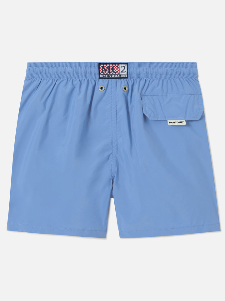 Jean Lighting Pantone swim shorts solid Cloud Blue