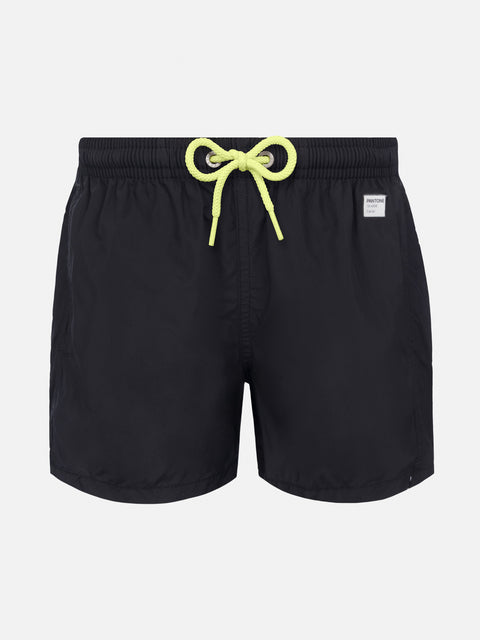 Jean Lighting Pantone lightweight black swim shorts | PANTONE® SPECIAL EDITION - MC2 Saint Barth
