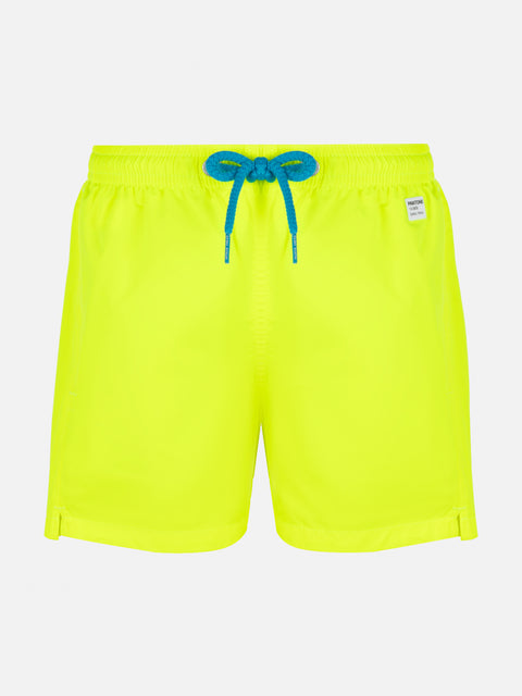Jean Lighting Pantone lightweight fluo yellow swim shorts | PANTONE® SPECIAL EDITION - MC2 Saint Barth