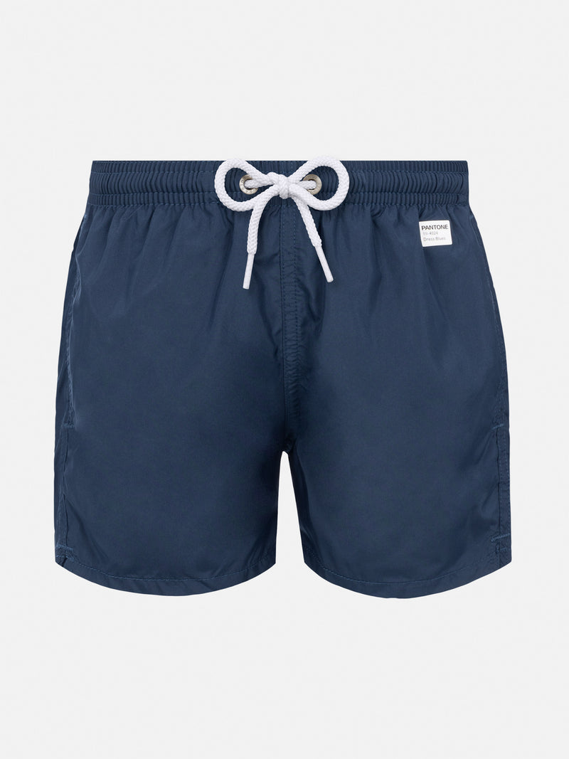 Jean Lighting Pantone lightweight navy blue swim shorts  | PANTONE® SPECIAL EDITION