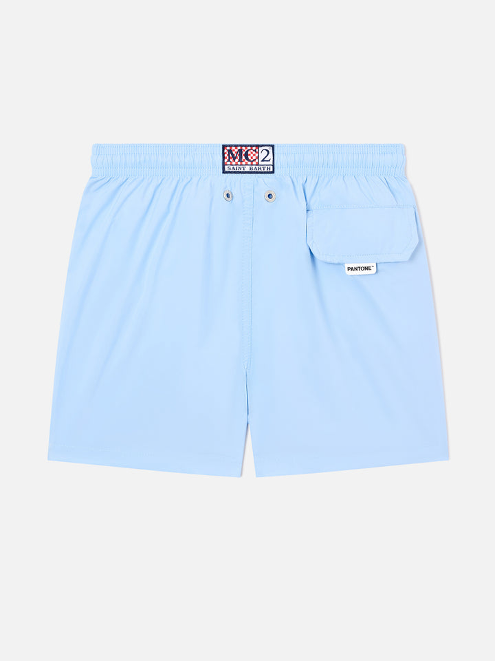 Jean Lighting Pantone Badeshorts in uni Himmelblau 