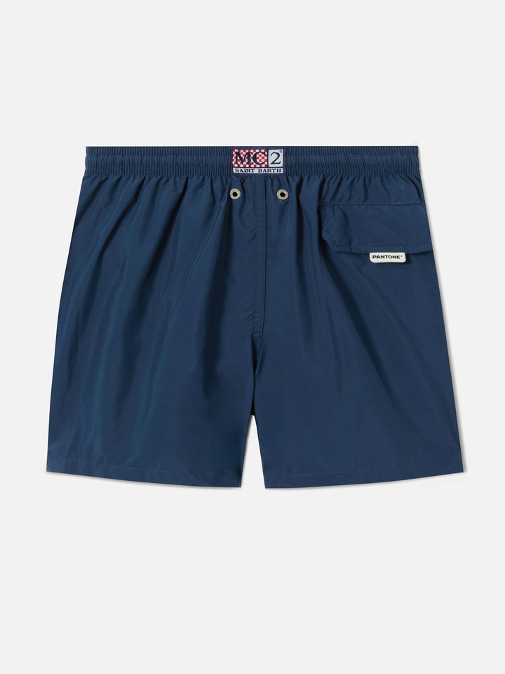 Jean Lighting Pantone swim shorts solid Blue Navy