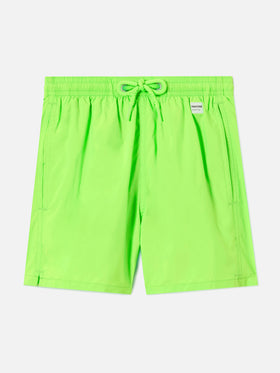 Jean Lighting Pantone swim shorts solid Fluo Green