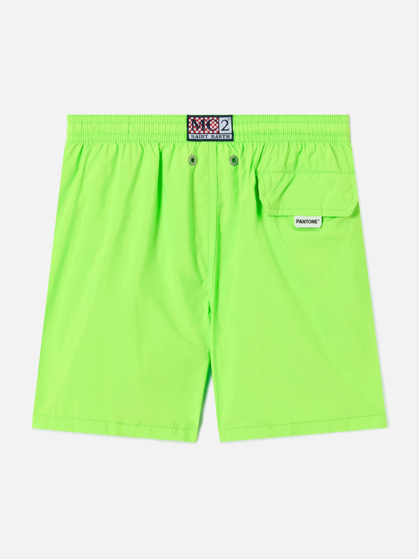 Jean Lighting Pantone swim shorts solid Fluo Green