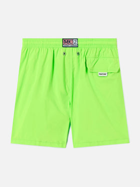 Jean Lighting Pantone swim shorts solid Fluo Green