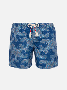 Boy swim shorts with paisley print - MC2 Saint Barth