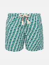 Jungen-Badeshorts mit Elefanten-Print