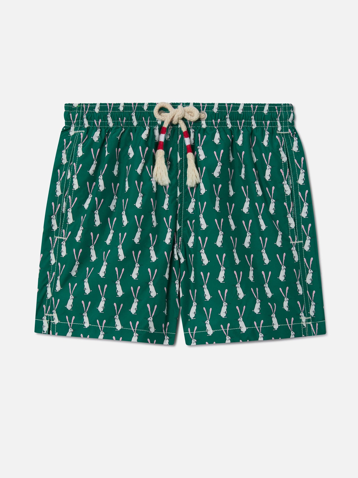 Bañador de niño en tejido ligero Jean Lighting 70 con estampado de conejos 