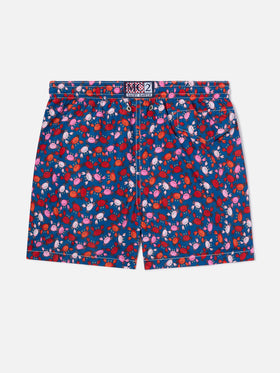 Badeshorts für Jungen mit Krabben-Print 