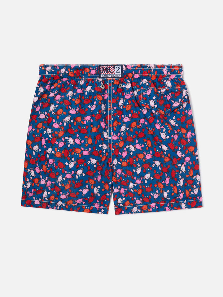 Short de bain garçon à imprimé crabes 