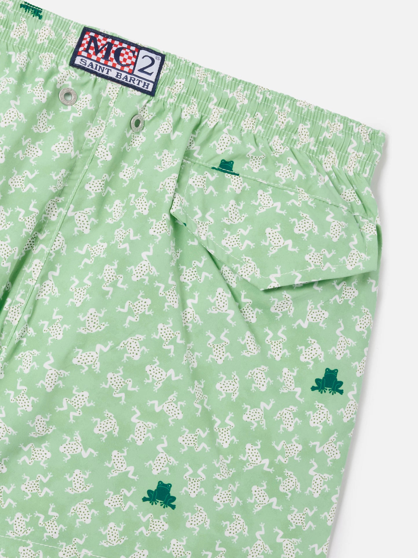 Costume Jean Lighting Stretch con stampa ranocchi all over